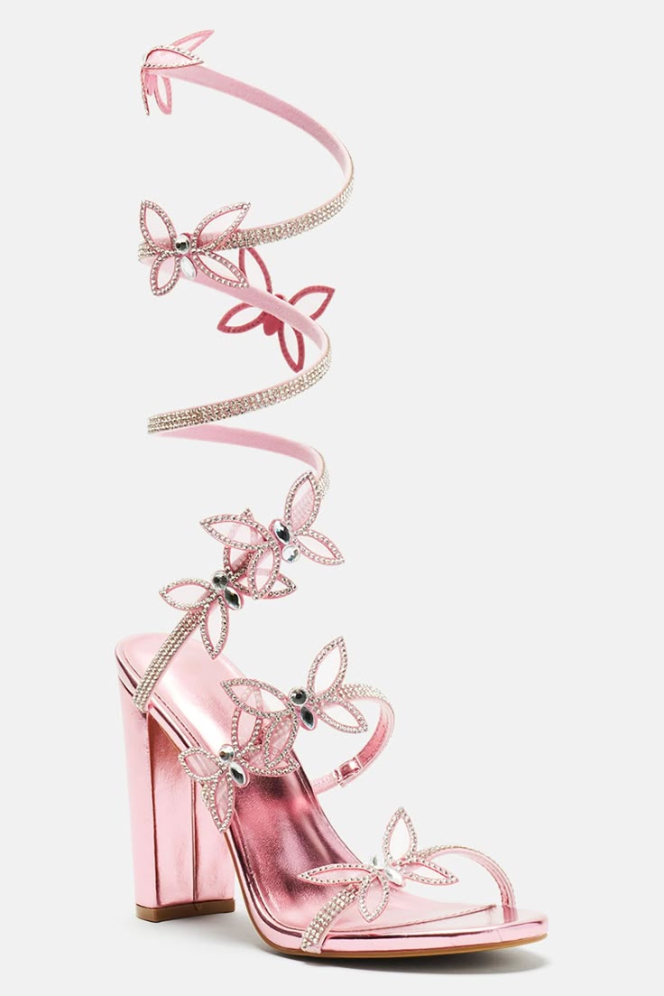 Spiral Block Heels