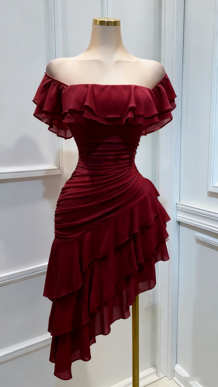 Ruffle Mini Dress